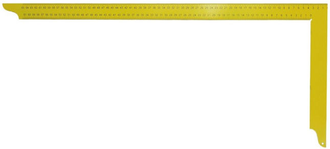 Hedue Équerre d'angle 700 mm sans traçage Hedü (Y070)