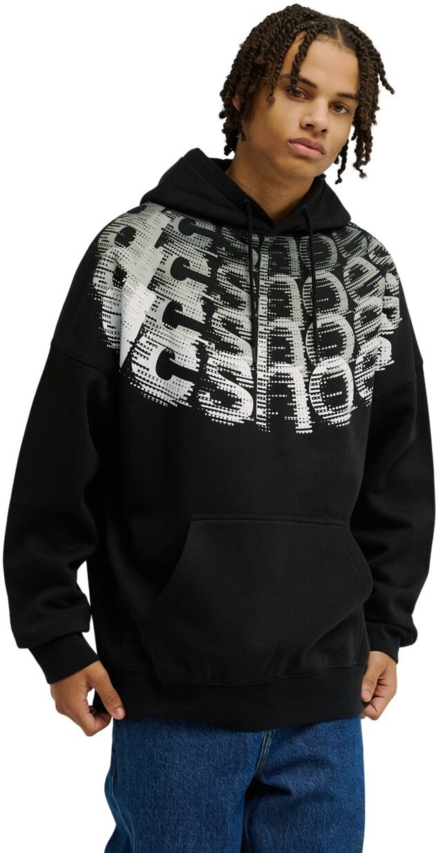 Kapuzensweatshirt DC SHOES "DC Omega 2", Herren, Gr. XL, schwarz, Obermaterial: 75% Baumwolle, 25% Baumwolle., Sweatshirts Kapuzensweatshirt