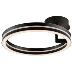 Brilliant LED-Deckenleuchte Vita Alu, Eisen, Stahl & Metall Grau Anthrazit