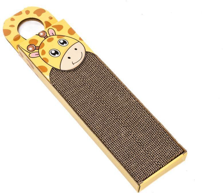Gioco Tiragraffi a Tavoletta Giraffa per Gatti Leopet CM.45X13