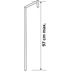 Differnz, Duschsystem, Thermoline Regendouche Thermostatisch - Rond Stortdouche 25 cm Handdouche 12 cm - Doucheset - Mat Zw