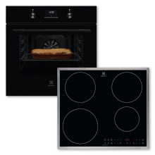 Electrolux ELXB4K (KOFGH40BK + LIT60433M) Backofenset 8Heizarten AquaClean Induktion 60cm Edelstahlrahmen