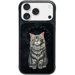 Nimmy Etui Lucky Fashion Cat MagSafe do iPhone 17 Pro czarny (Apple iPhone 17 Pro), Smartphone Hülle, Schwarz