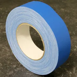 Gewebeband einseitig klebend, Fälzelband 38 mm | blau, Baumwolle