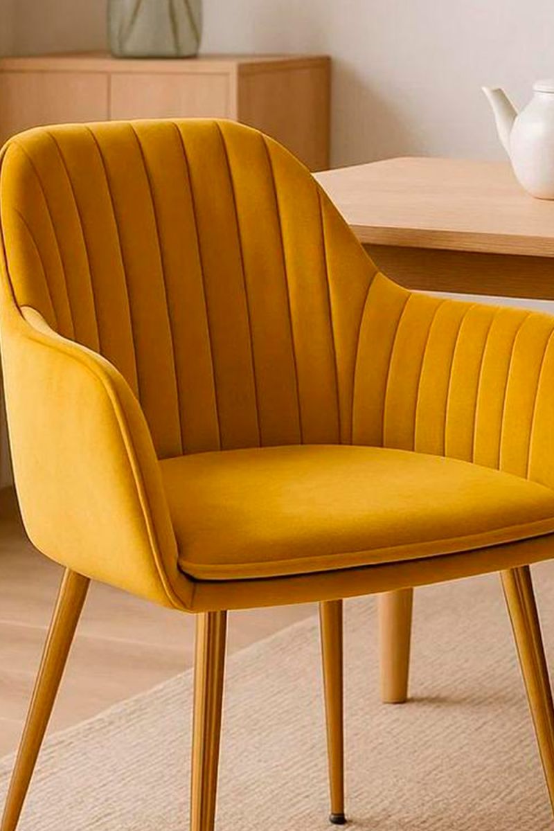 RegalosMiguel Silla Chic Golden - Amarillo