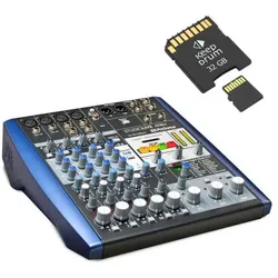 PreSonus StudioLive AR8c Mischpult mit Speicherkarte, Mischpult, Blau, Schwarz