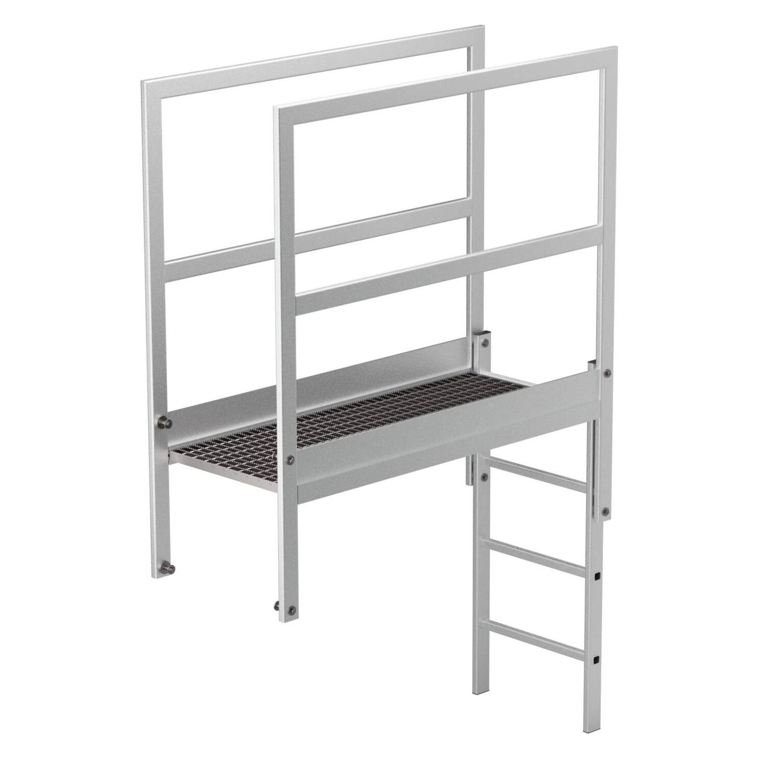 Munk Attika-berstieg Alu Eloxiert Sonderlnge (Gerüst, 140 cm) (061184)