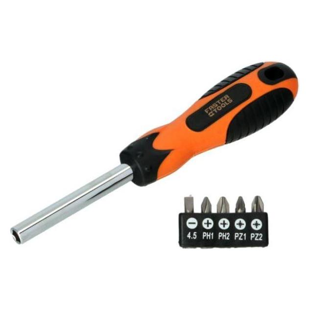 Faster Tools SCREWDRIVER-6 IN 1 SET (2674521)