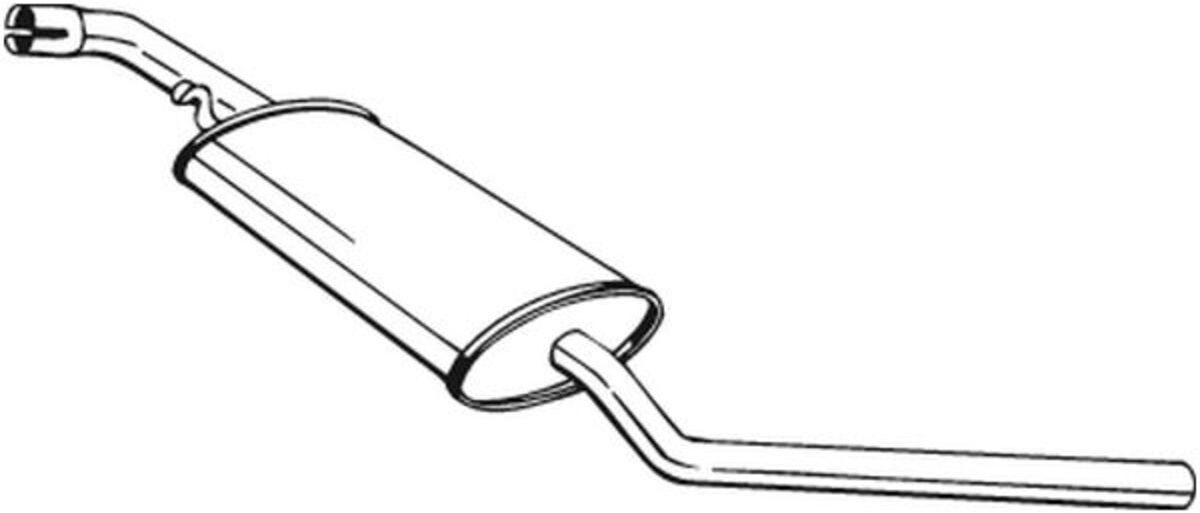 Bosal Silenziatore centrale 281-737