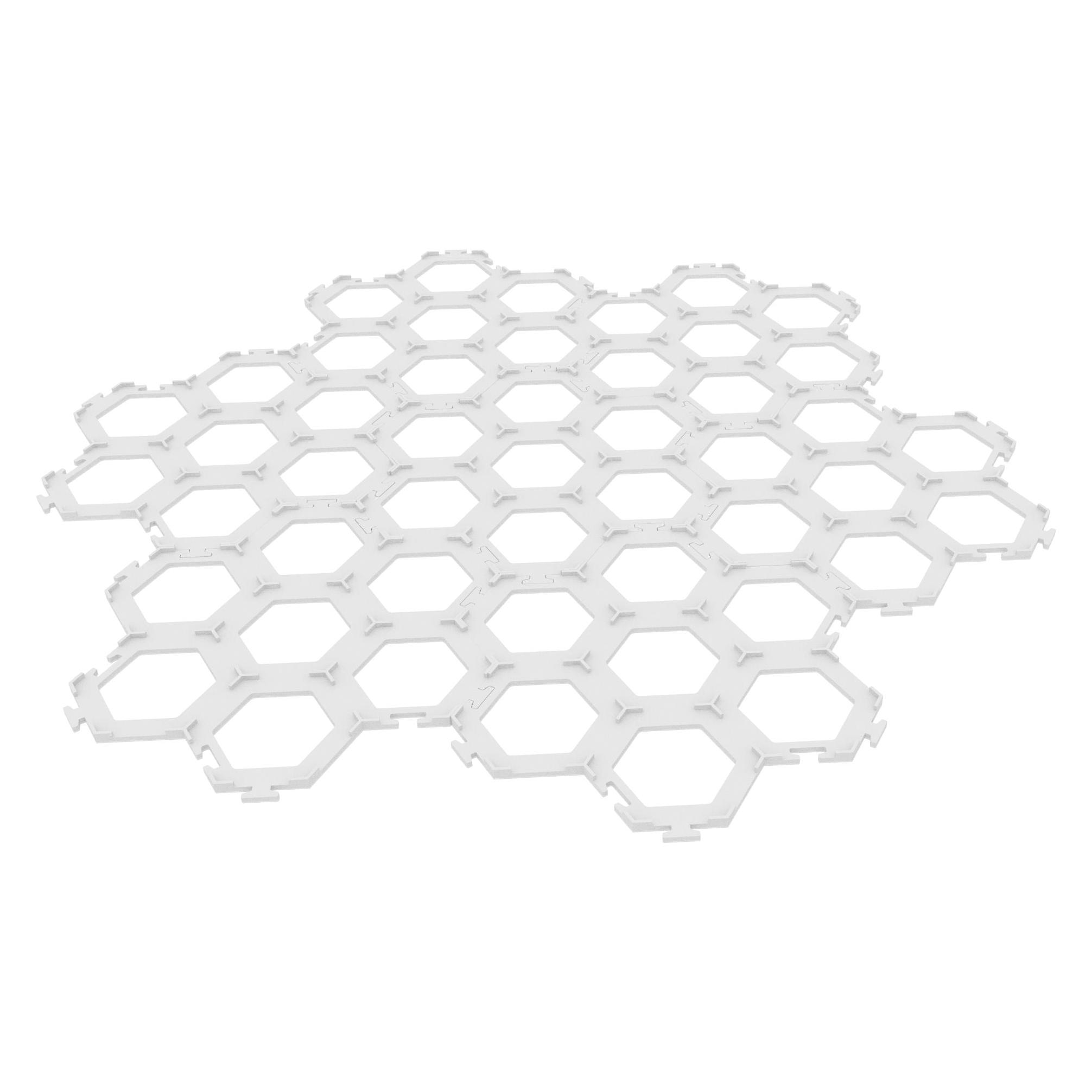 Feldherr Plättchen Halter 3D-Set für Dorfromantik Brettspiel, 7-teilig (Kunststoff) (400960)