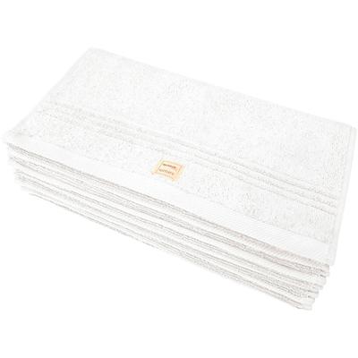 Gaestehandtuecher DYCKHOFF "Nature", weiß, B:30cm L:50cm, Frottier, Obermaterial: 100% Baumwolle, Handtücher