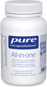 Pure Encapsulations All-in-One Multivitamínico com Minerais 60 cápsulas