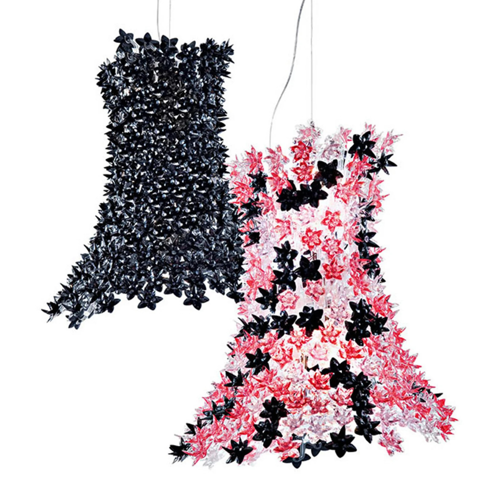 Kartell Bloom Hanglamp - Pink/Zwart - Kunststof