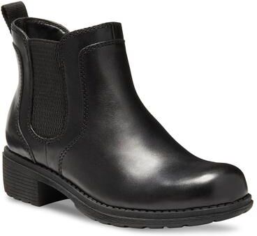 Women's Double Up Chelsea Boot by Eastland in Jet Black (Size 6 M)