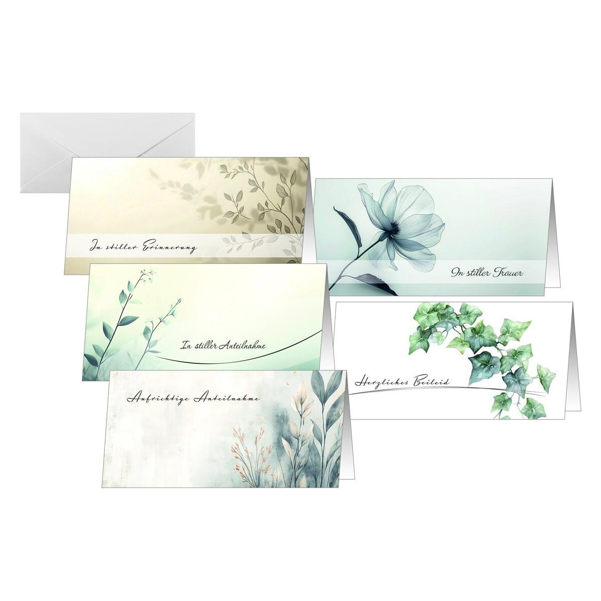 Sigel Set of condolence cards (10 Stk.) (DS625)