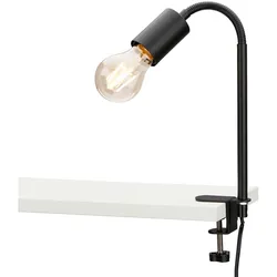 Briloner, Tischlampe, Klemmleuchte, schwarz, 1xLE27 / max. 10W exkl. (E27)