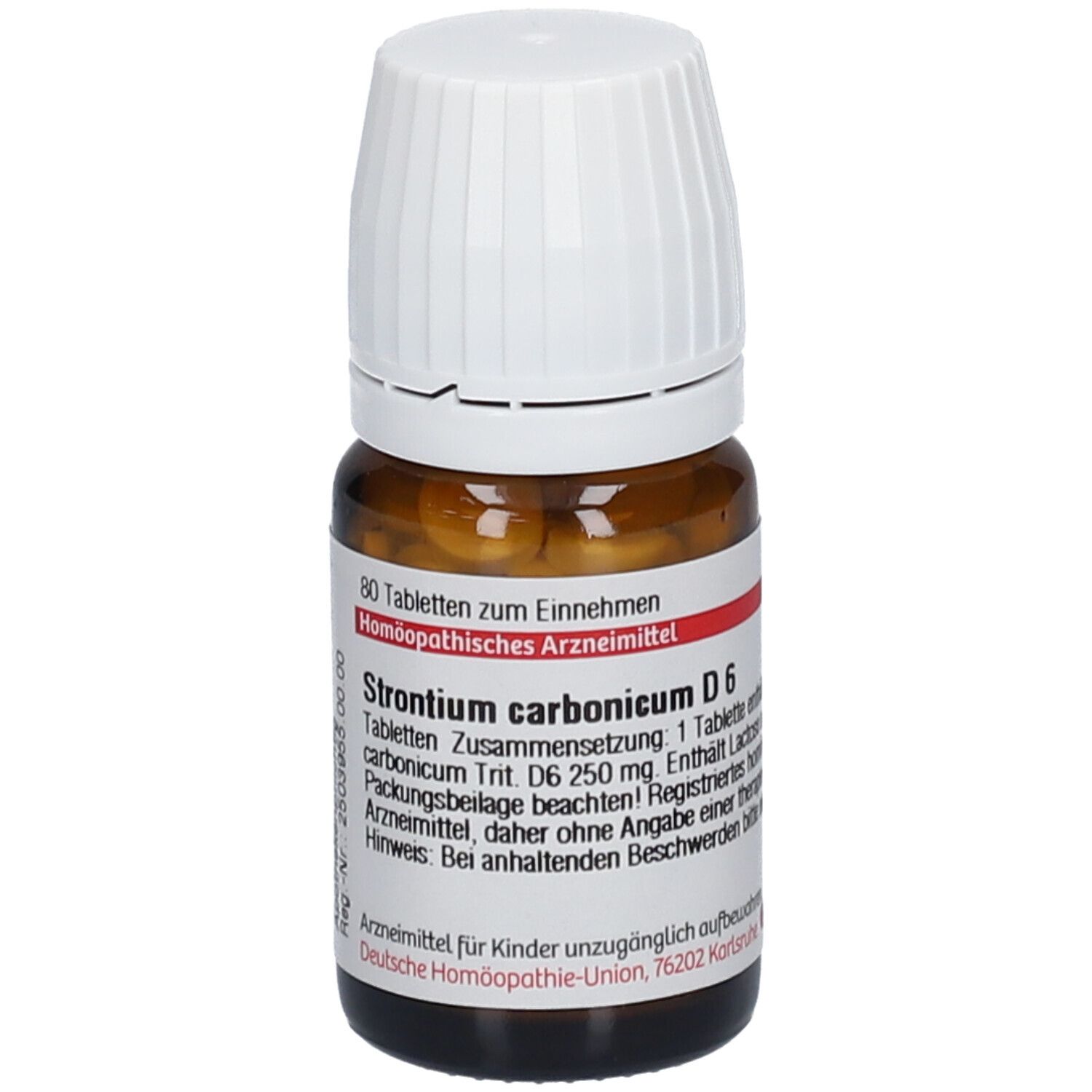 Strontium Carbonicum D 6 Tabletten 80 St