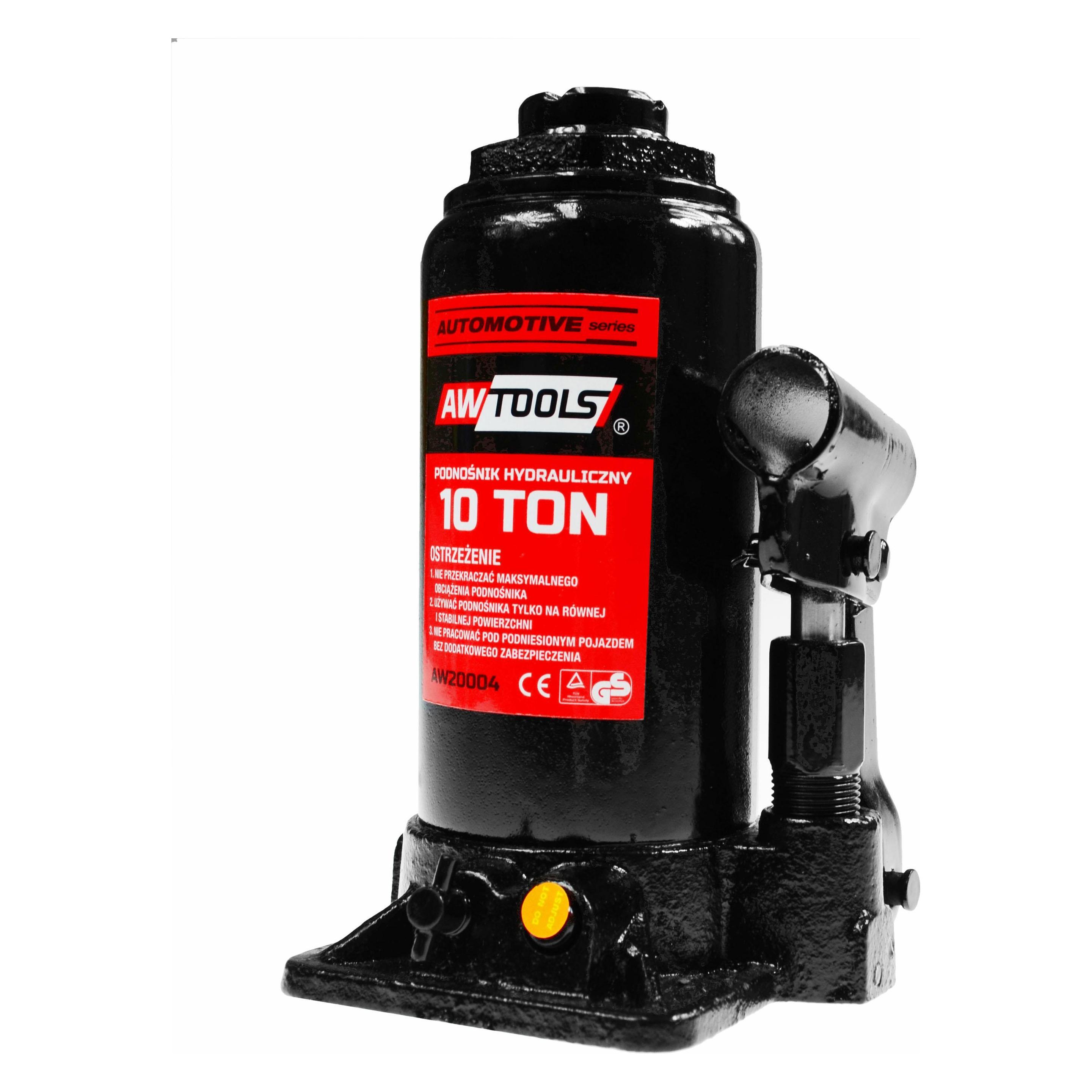 Awtools DŹWIGNIK HYDRAULICZNY TŁOKOWY / SŁUPKOWY 10 TON 200 - 400mm (10000 kg, 20 - 40 cm) (33435396)