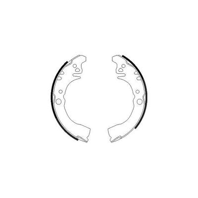 Textar Bremsbackensatz [Hersteller-Nr. 91057500] für Daihatsu, Perodua, Bedford