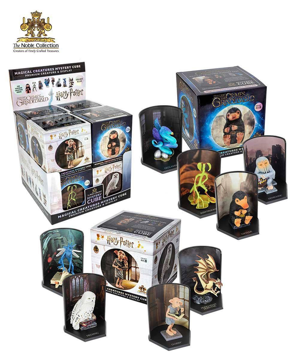 Noble Collection Harry Potter Fantastische Wezens Mysterie Kubus Beelden van Magische Wezens, 9 cm
