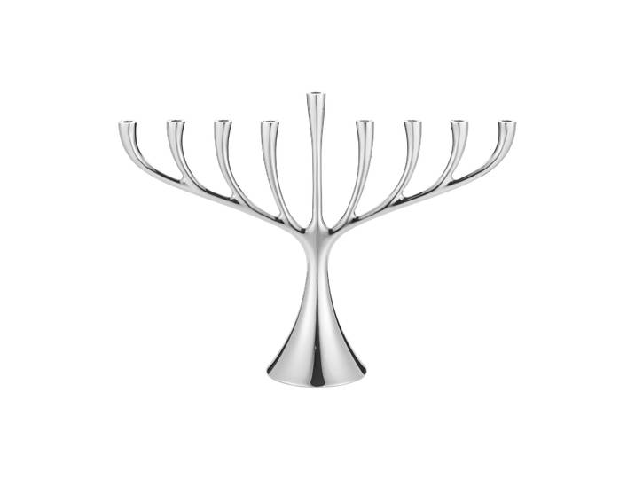 Georg Jensen Cobra menora neunarmiger Kerzenleuchter Edelstahl