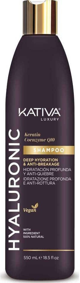 Kativa Hyaluronic Keratin & Coenzyme Q10 Shampoo 550ml