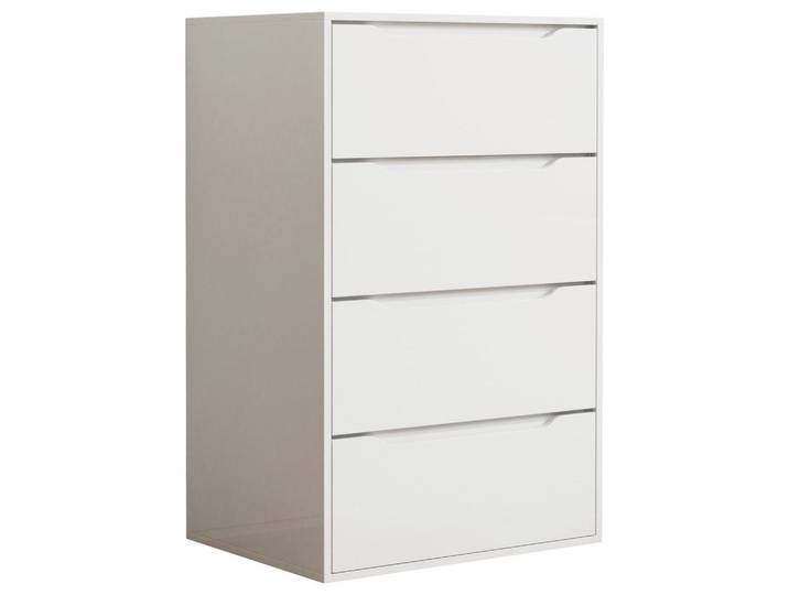 Mid.you Kommode Malira, Weiß, 4 Schublade(n) Schubladen, 65x102x48 cm, stehend, Wohnzimmer, Kommoden & Sideboards, Kommoden