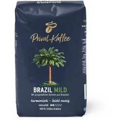 Tchibo - Privat Kaffee Brazil Mild - 500 g Ganze Bohne - Intensität: 2/6