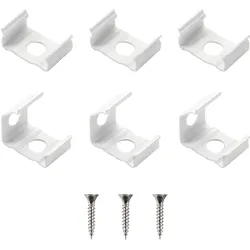 SG LEUCHTEN Befestigungsset weiß Kunststoff SLIMLINE 391214