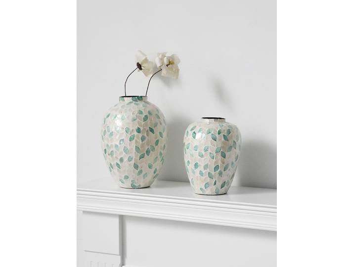 Vase à coquille Vintage pour décoration de maison, Arrangement créatif de fleurs de bureau, porte-fleurs sèches