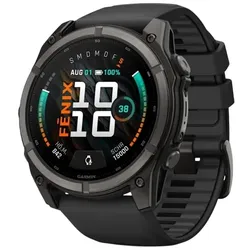 GARMIN Fenix 9 | GPS Multisport Smartwatch | 51 mm | Schwarz / Carbong