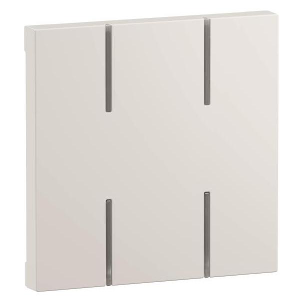 Legrand Seano 2-modulige 765614 Tastenabdeckung MyHome o.Symbol Farbe (765614)