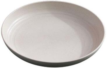 Inspired Deals Eco Friendly Wheat Straw Round Fruit Plate, Durable & Microwave Safe 9 Inch beige