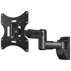 Goobay EasyScope Twin M (Wand, 30 kg, 17" - 42"), TV Wandhalterung, Schwarz