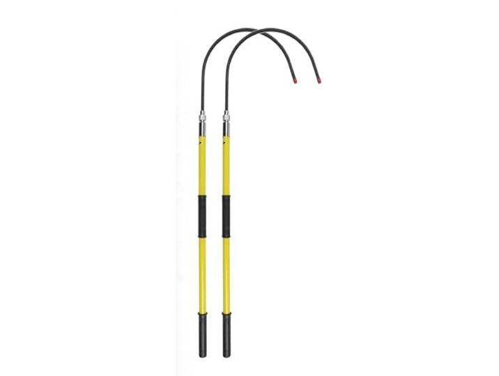 Isolierter Haken for Hochspannungs-Elektroarbeiten, 3 bis 10 Fuß, leichter Anti-Stromschlag-Stab(3.3ftx10kvx2pack)