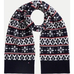 Schal FLAG FAIRISLE Blau