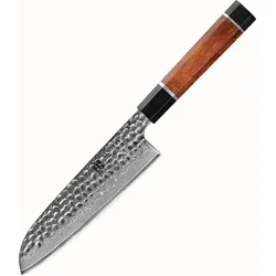XinZuo - Damast Santoku-Messer - PM8 Zhen Serie