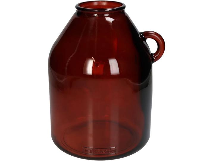 Vase Myko Rot Glas D 21 cm H 25.5 cm - Vase