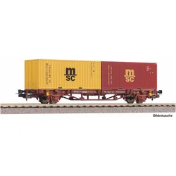 Piko Containertragwagen 2x 20" MSC Container FS Ep V