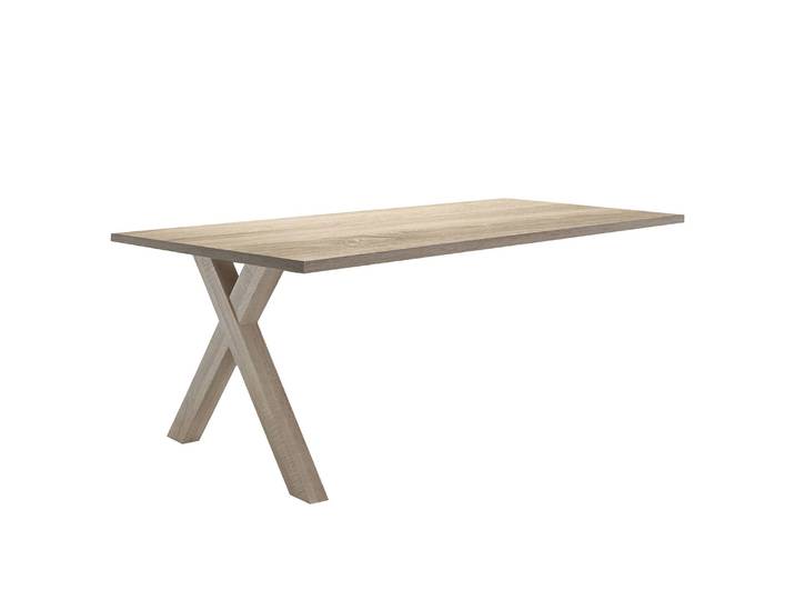 Schreibtisch-Ansatz II 160cm Braun/Eiche Sanremo Hell Dekor