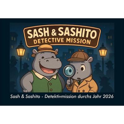 Sash & Sashito - Detektivmission durchs Jahr 2026 Fotokalender DIN A5