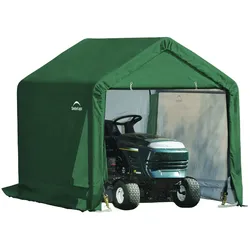 Shelter Logic Foliengerätehaus, 3,54 m2,grün,180 x 180 x 180 cm (L x B x H)