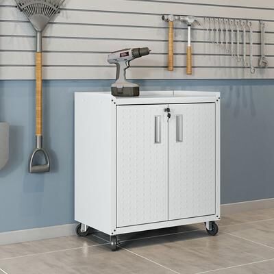 "Manhattan Comfort Fortress 30"" Rolling Garage Cabinet"