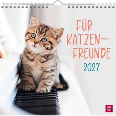 Wandkalender 2027: Für Katzenfreunde