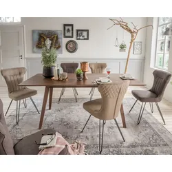 designline »Lina« Polsterstuhl Anthrazit 434