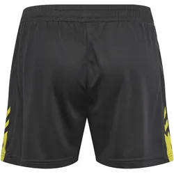 hummel, Damen, Sporthose, Hmlactive Pl Shorts Woman (S), Grau, Schwarz