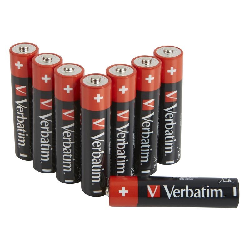 Verbatim ALKALINE BATTERY AAA 8 PACK