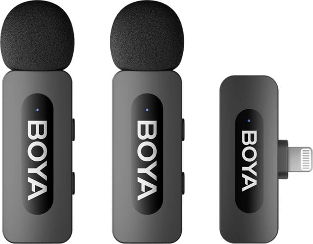 Boya BY-V2 V2.0 Draadloze Microfoon voor Lightning