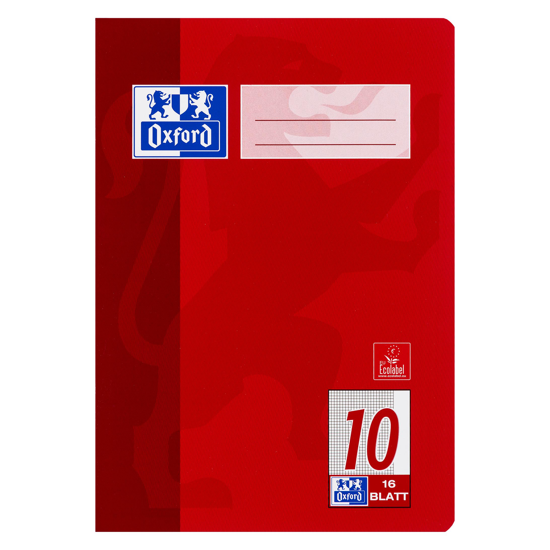 Oxford Schulheft, A5, Lineatur 10 (A5, Kariert, Harter Einband) (100050372)