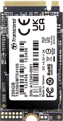 Transcend 256GB Interne M.2 SSD PCIe NVMe 4.0 x4 Retail TS256GMTE410S